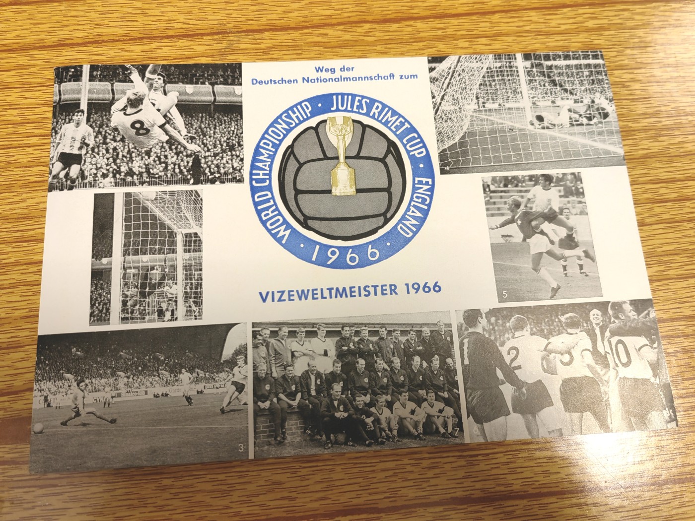 外国邮品第⑦场（秒杀） 1966年第8届新西兰世界杯，德国对战时刻 大型戳片（秒杀）