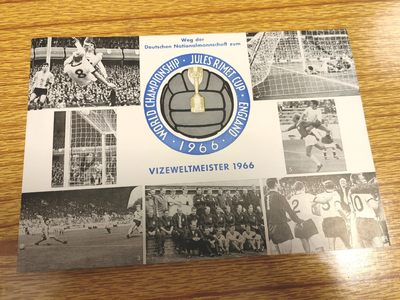 外国邮品第⑦场（秒杀） - 1966年第8届新西兰世界杯，德国对战时刻 大型戳片（秒杀）