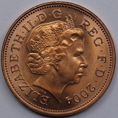 240522 - 【保真外币】全新英国2便士威尔士皇冠25.9mm欧洲外国硬币钱币
