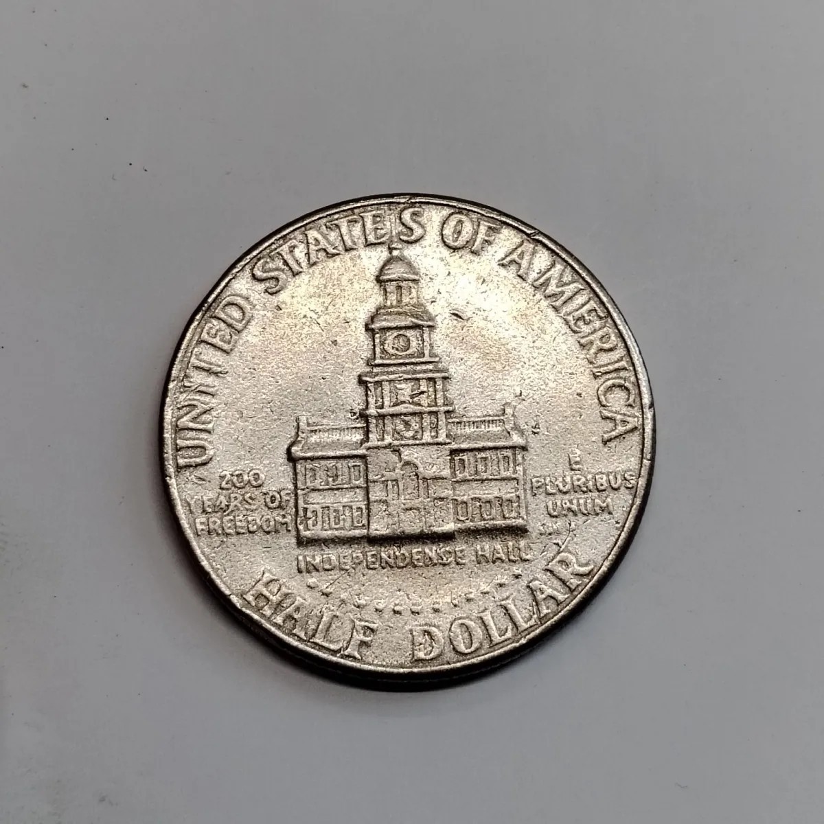 231222 美国肯尼迪50分硬币 1976年建立200年纪念币 半圆 世界钱币4106