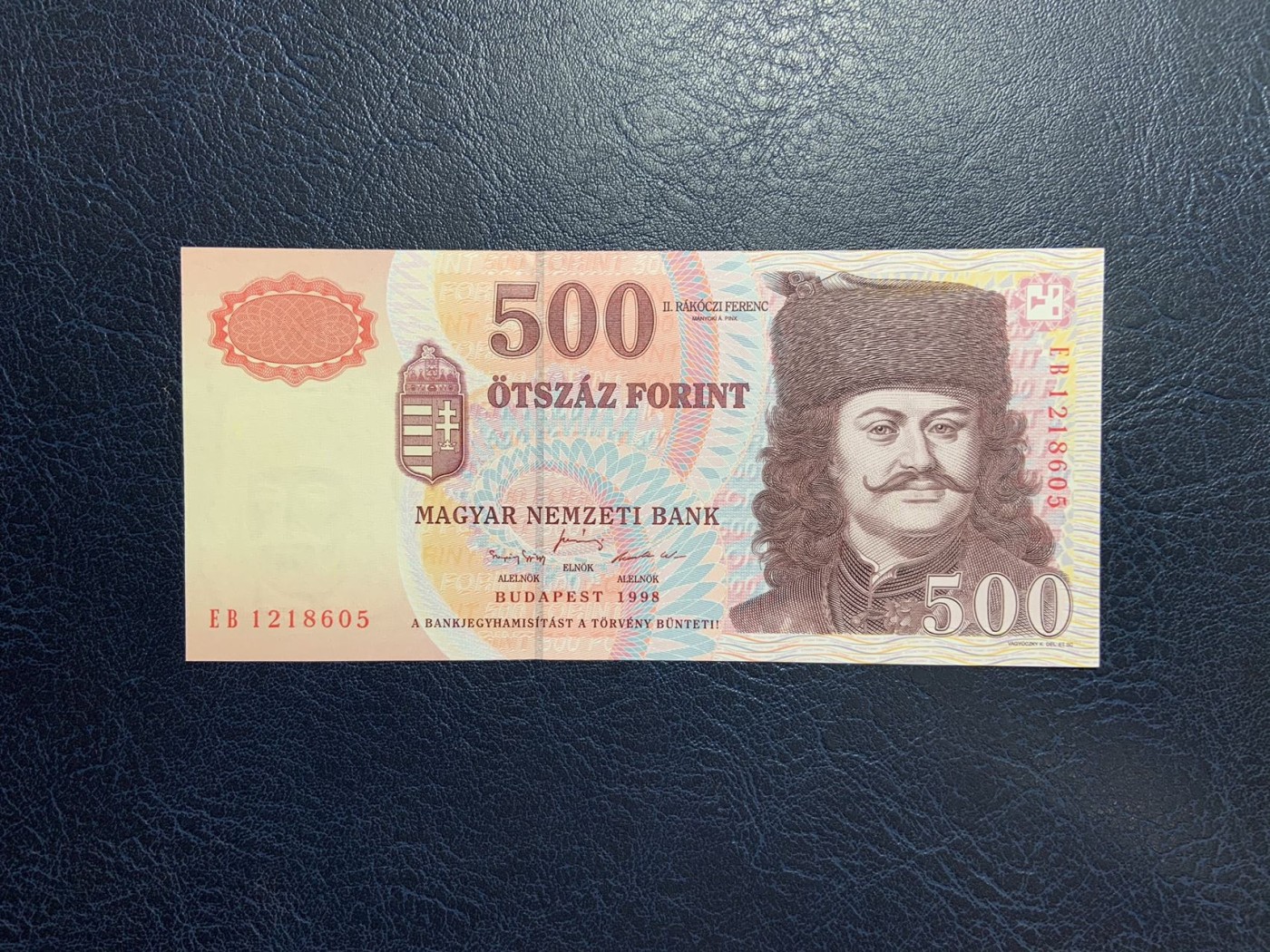 收藏联盟Quantum Auction 第288期拍卖 (已更新) 匈牙利1998年500福林 品相全新UNC 早期年份少见