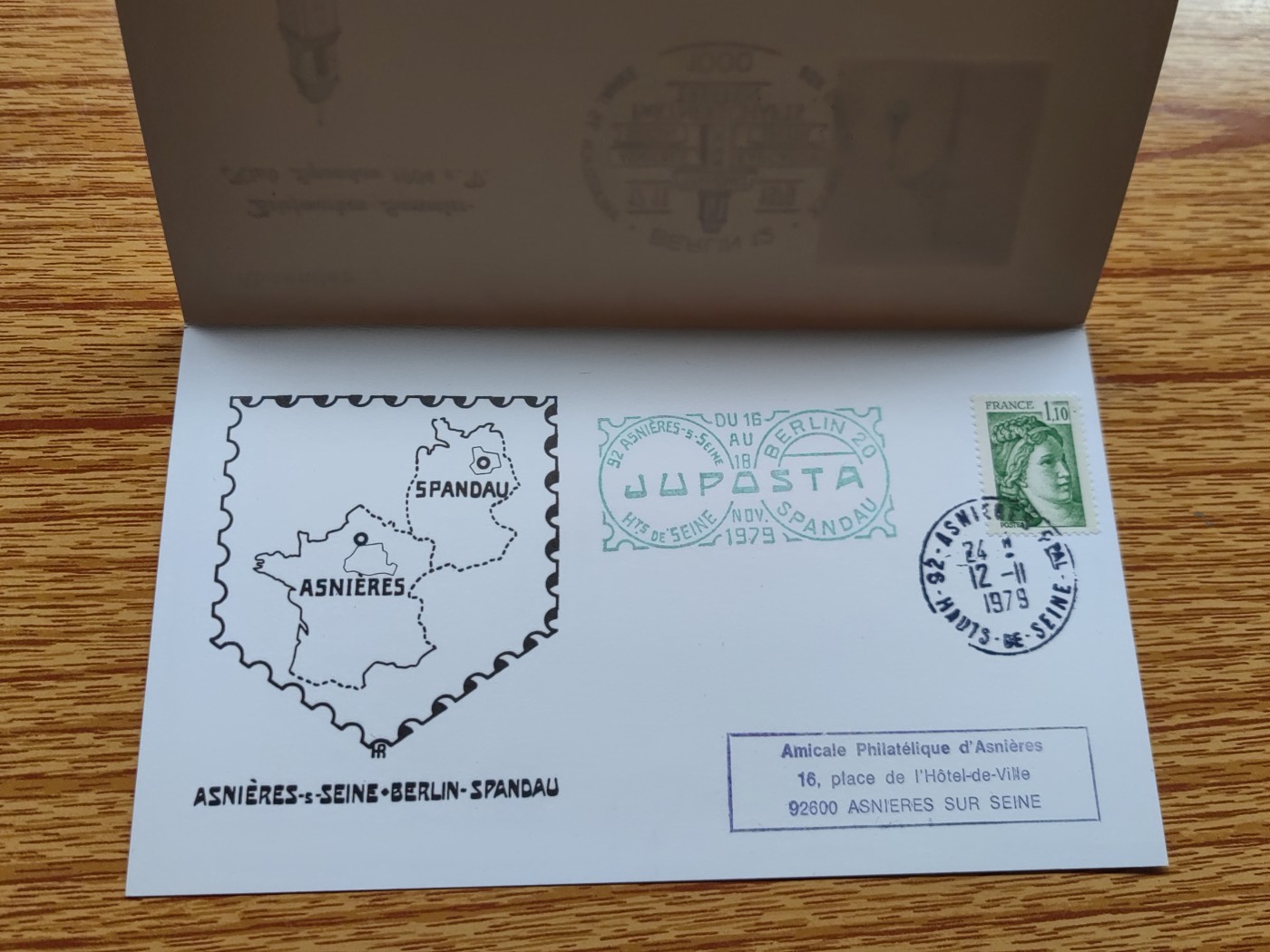 外国邮品第⑦场（秒杀） 1979年法国邮票俱乐部邮折（秒杀）