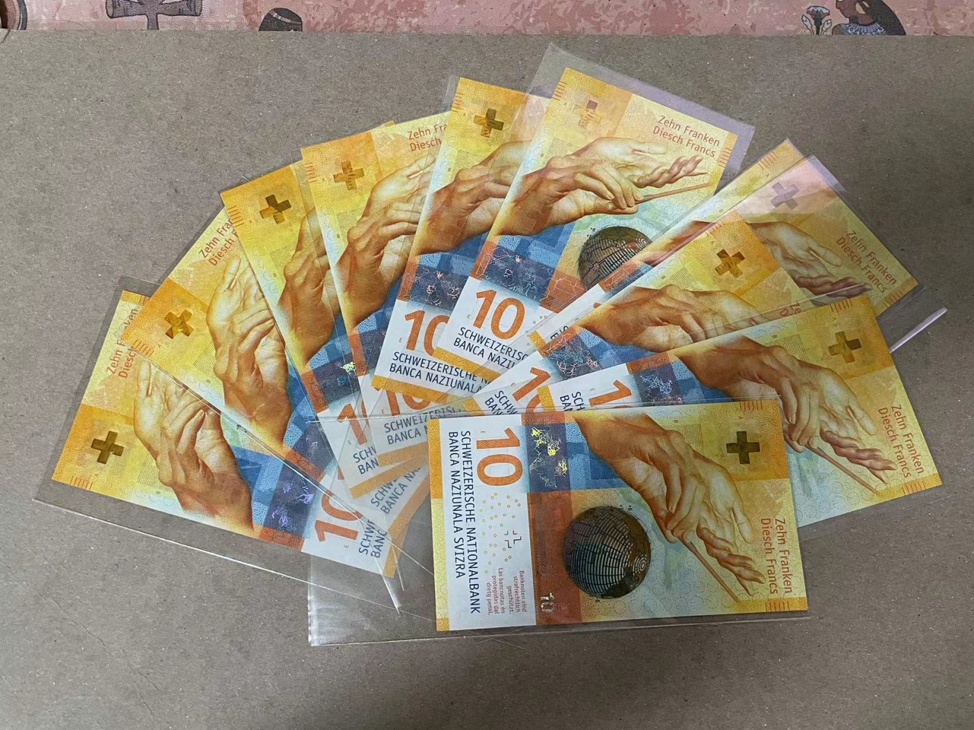 【Blue Auction】✨世界纸币精拍第370期——莫总专场XXIX 【一组10张 包含无47】瑞士 2016年10法郎 全新UNC