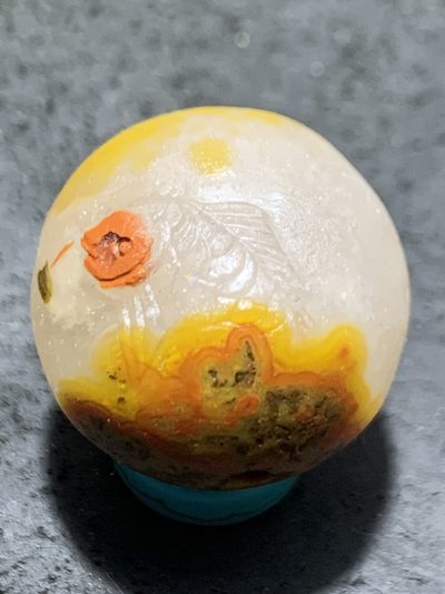 精美冰飘亚光战国红玛瑙手工俏色巧雕鲤鱼出水2.0随形圆珠一个 - 精美冰飘亚光战国红玛瑙手工俏色巧雕鲤鱼出水2.0随形圆珠一个
