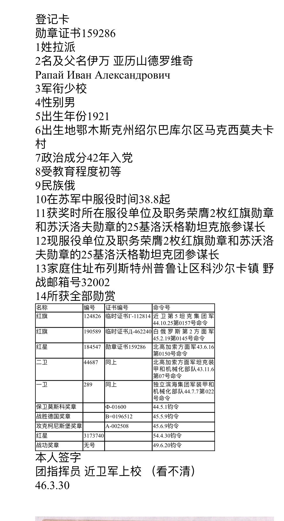 大猫徽章拍卖232期 苏联红旗勋章1⃣️ 档案齐全
