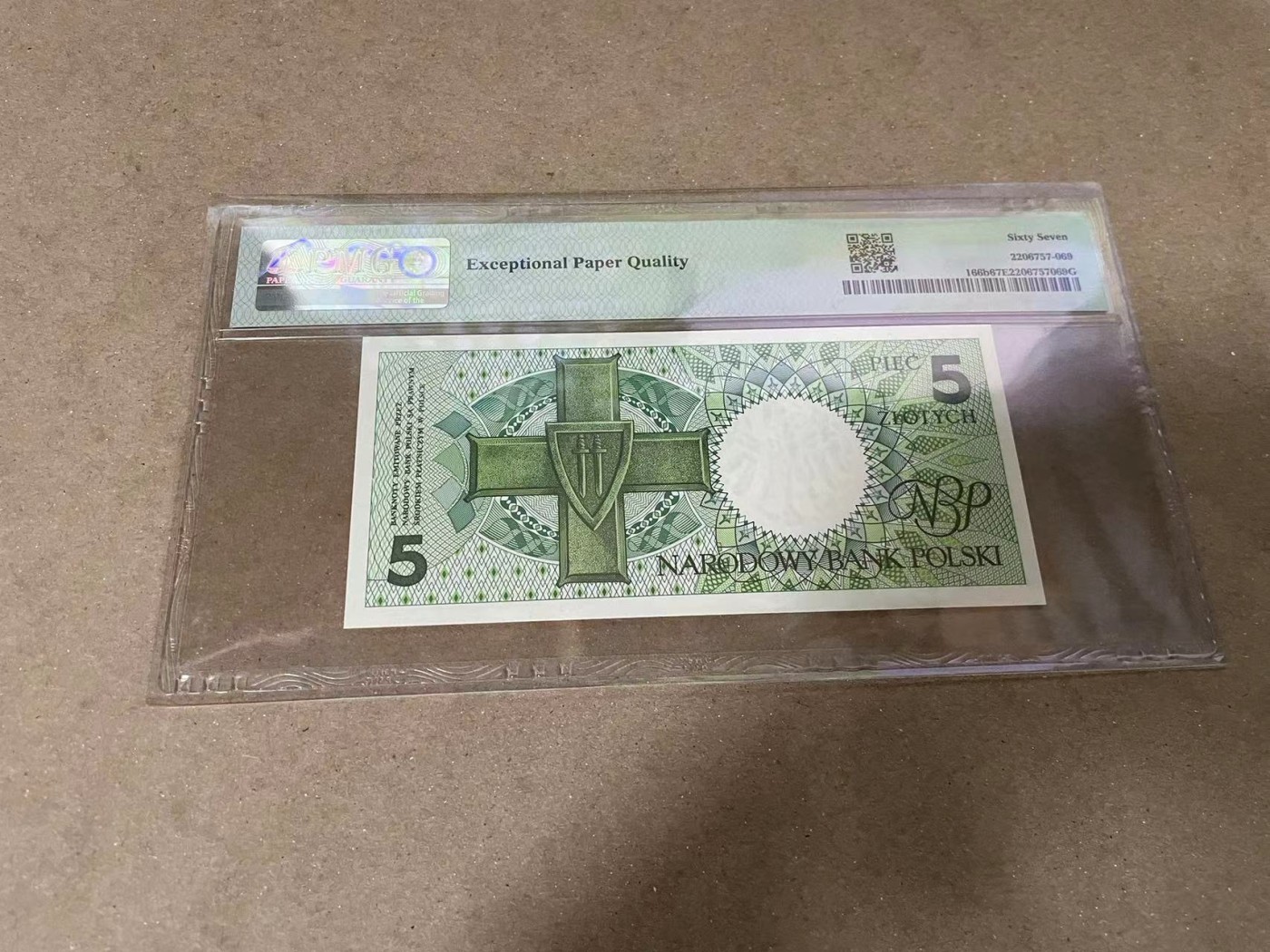 【Blue Auction】✨世界纸币精拍第370期——莫总专场XXIX 波兰 1990年5兹罗提 PMG67EPQ