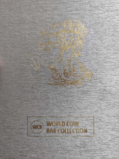 燕姐换藏第58拍 2010年一盎司局部镀金纪念银条