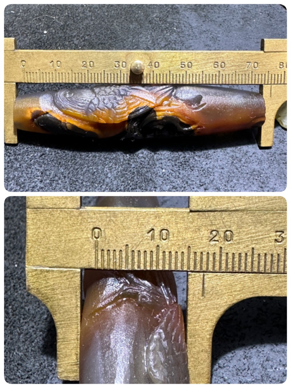 精美亚光高玉化巴西玛瑙手工俏色巧雕雄鹰吊坠（把件）一个！