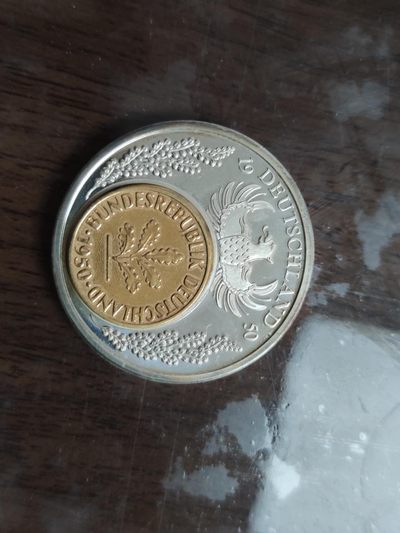 燕姐换藏第58拍 德国1950年10芬尼带大章