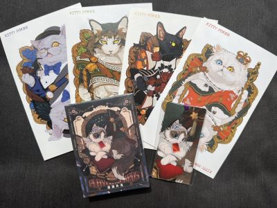 【随心卡拍】收藏卡拍卖【第5期】 - 猫猫扑克+明信片4张 全新未拆