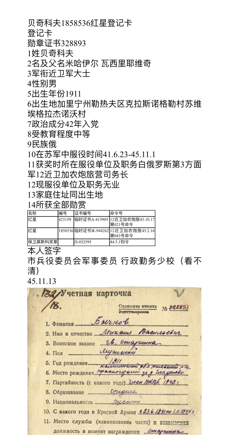 大猫徽章拍卖232期 红星勋章一组 档案齐全