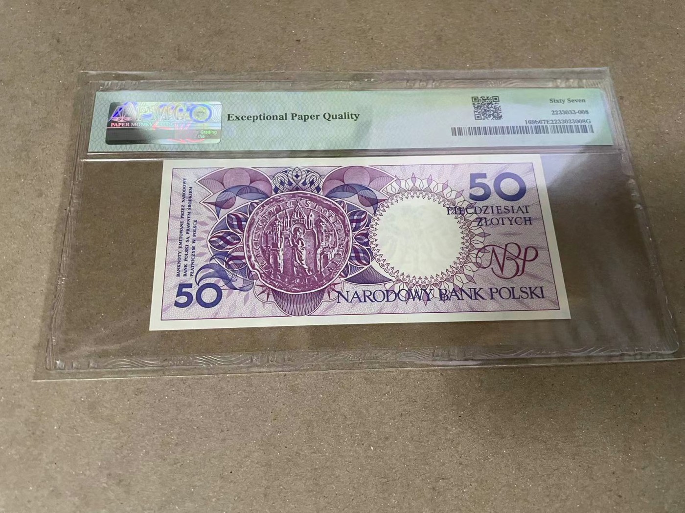 【Blue Auction】✨世界纸币精拍第370期——莫总专场XXIX 波兰 1990年50兹罗提 PMG67EPQ 