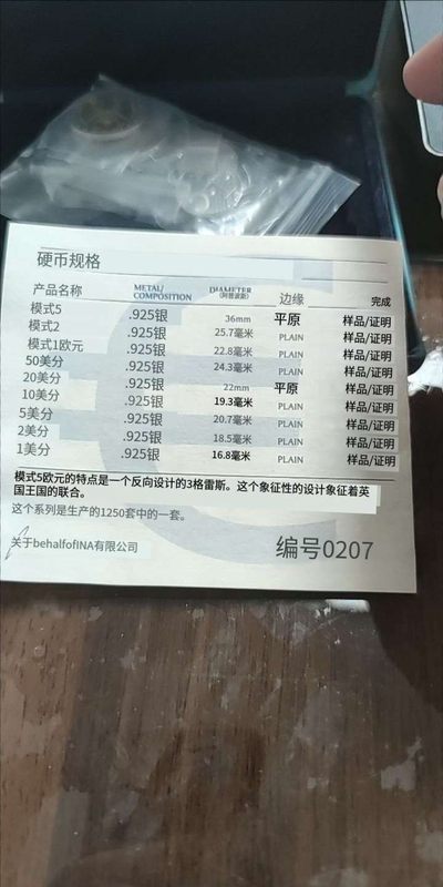 燕姐换藏第58拍 英国2003年银样币套装