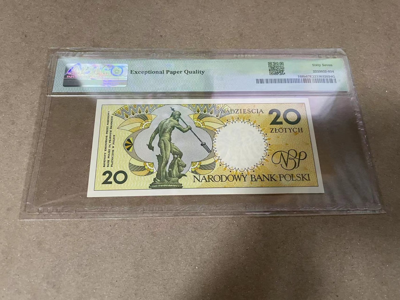 【Blue Auction】✨世界纸币精拍第370期——莫总专场XXIX 波兰 1990年20兹罗提 PMG67EPQ