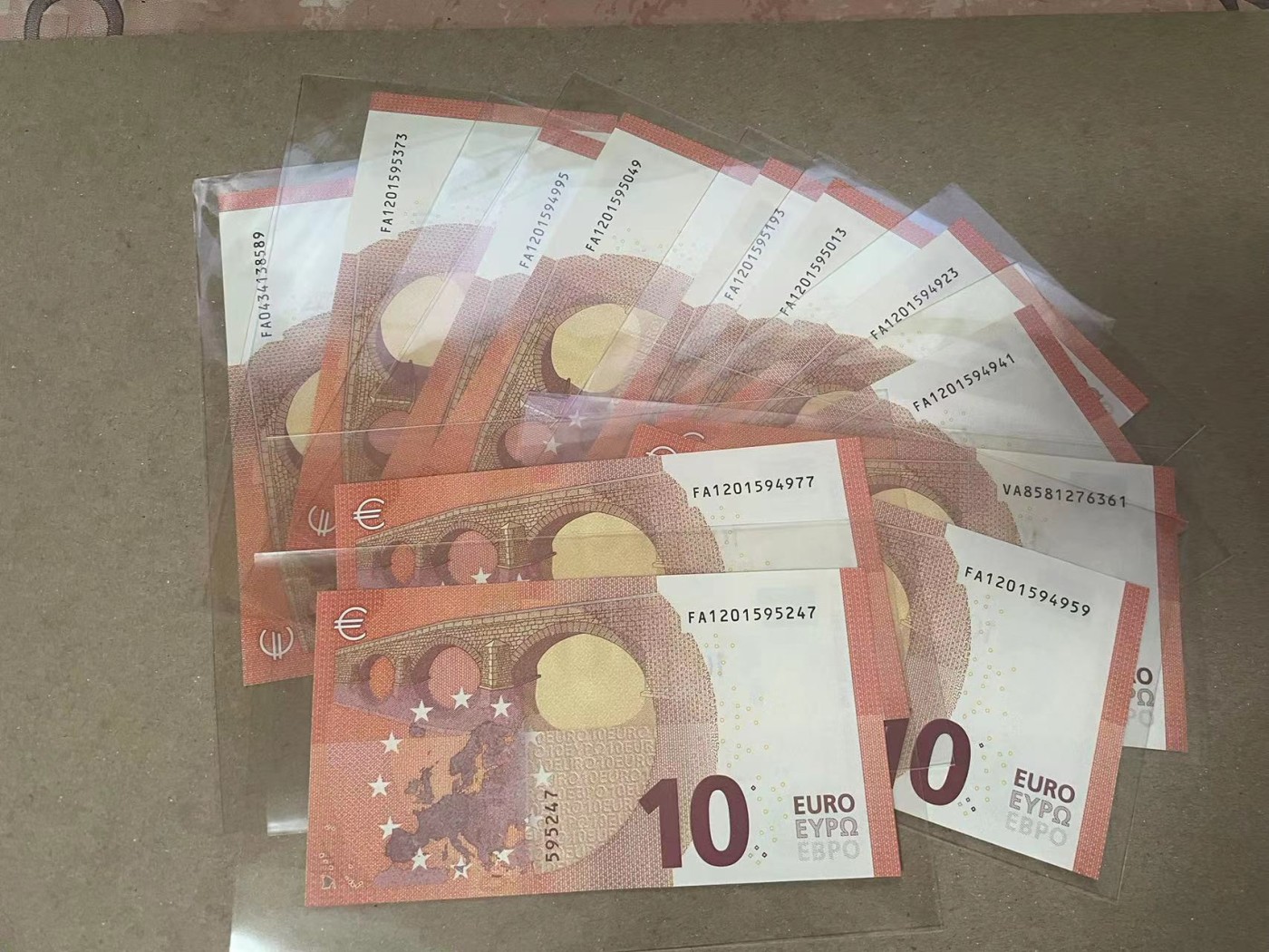 【Blue Auction】✨世界纸币精拍第370期——莫总专场XXIX 【一组12张 含无47】欧盟 10欧元一组 全新UNC