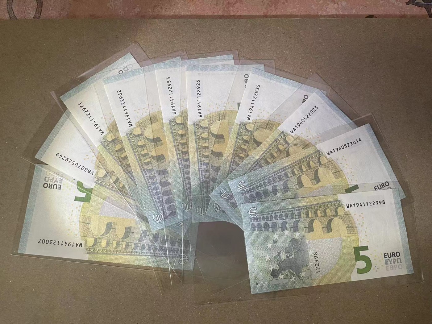 【Blue Auction】✨世界纸币精拍第370期——莫总专场XXIX 【一组10张】欧盟 5欧元一组 全新UNC