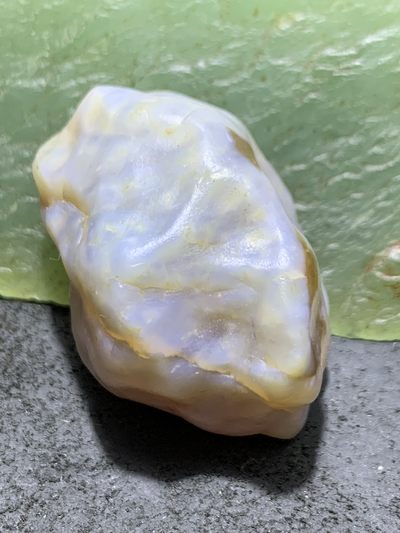 放福利！精美天然麻皮酒红糖心阿拉善玛瑙原石一颗 - 放福利！精美天然麻皮酒红糖心阿拉善玛瑙原石一颗