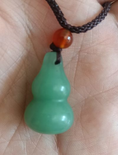 玉器小杂项 - 天然东陵玉玉葫芦吊坠