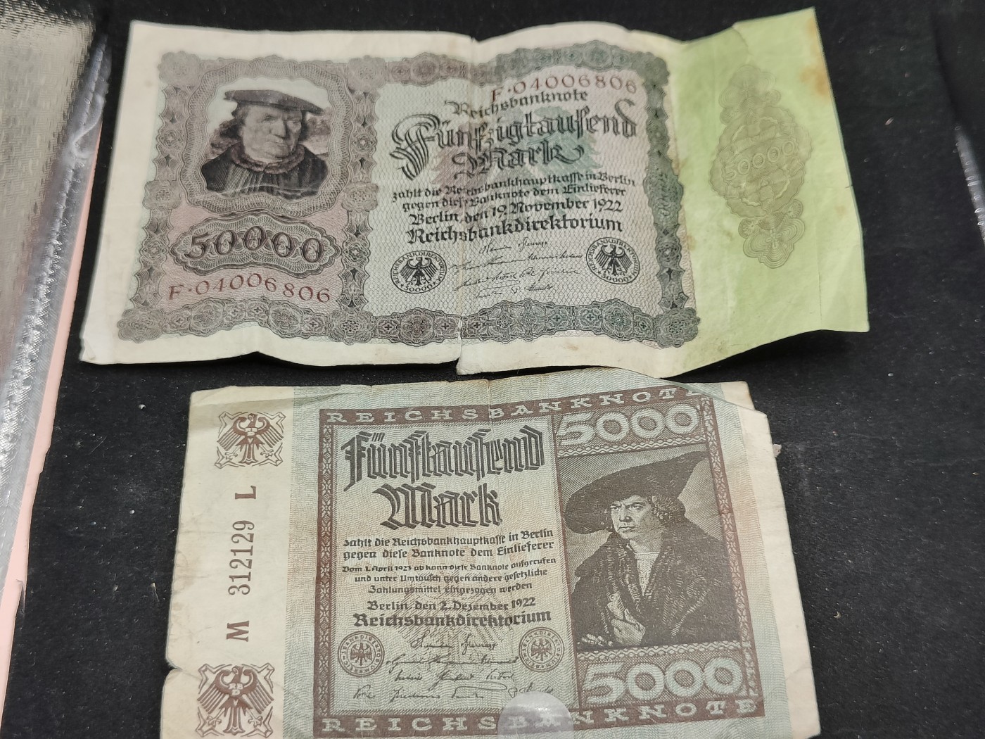 全场0元起拍 第91期 咸鱼国勋章拍卖专场 9月17日（周日）下午6：00开始 魏玛德国通货膨胀时期纸币