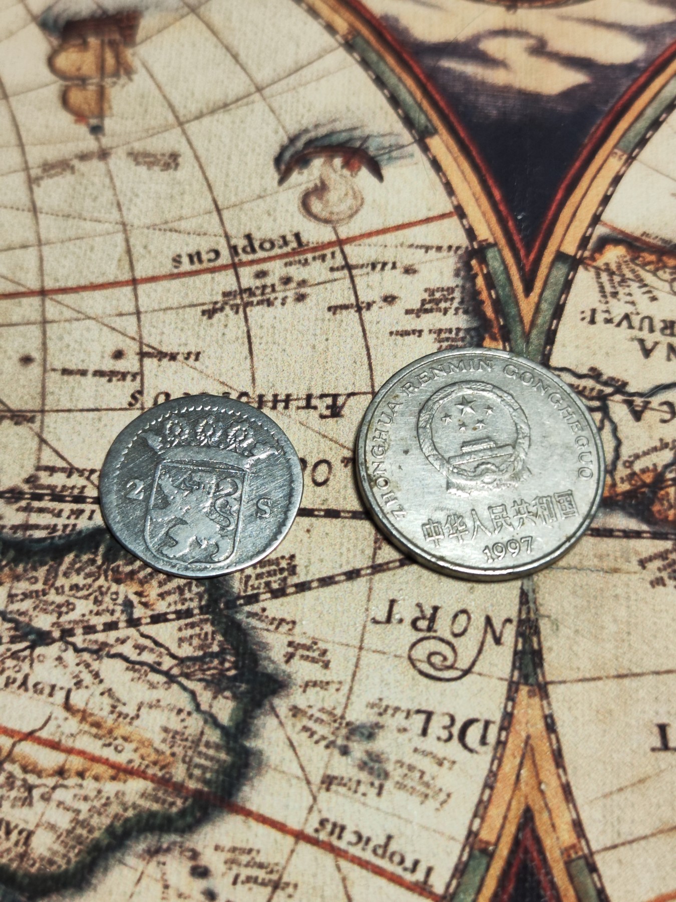 【大巴扎】第12回：欧洲金银币，美洲银币，美国银币，丝路钱币（全场包邮） 荷兰1710年2S狮子小银币，10年代，跨越百年、荷兰最经典的一款钱币。最强盛时期、除本土外、也直接流通使用于各荷属殖民地