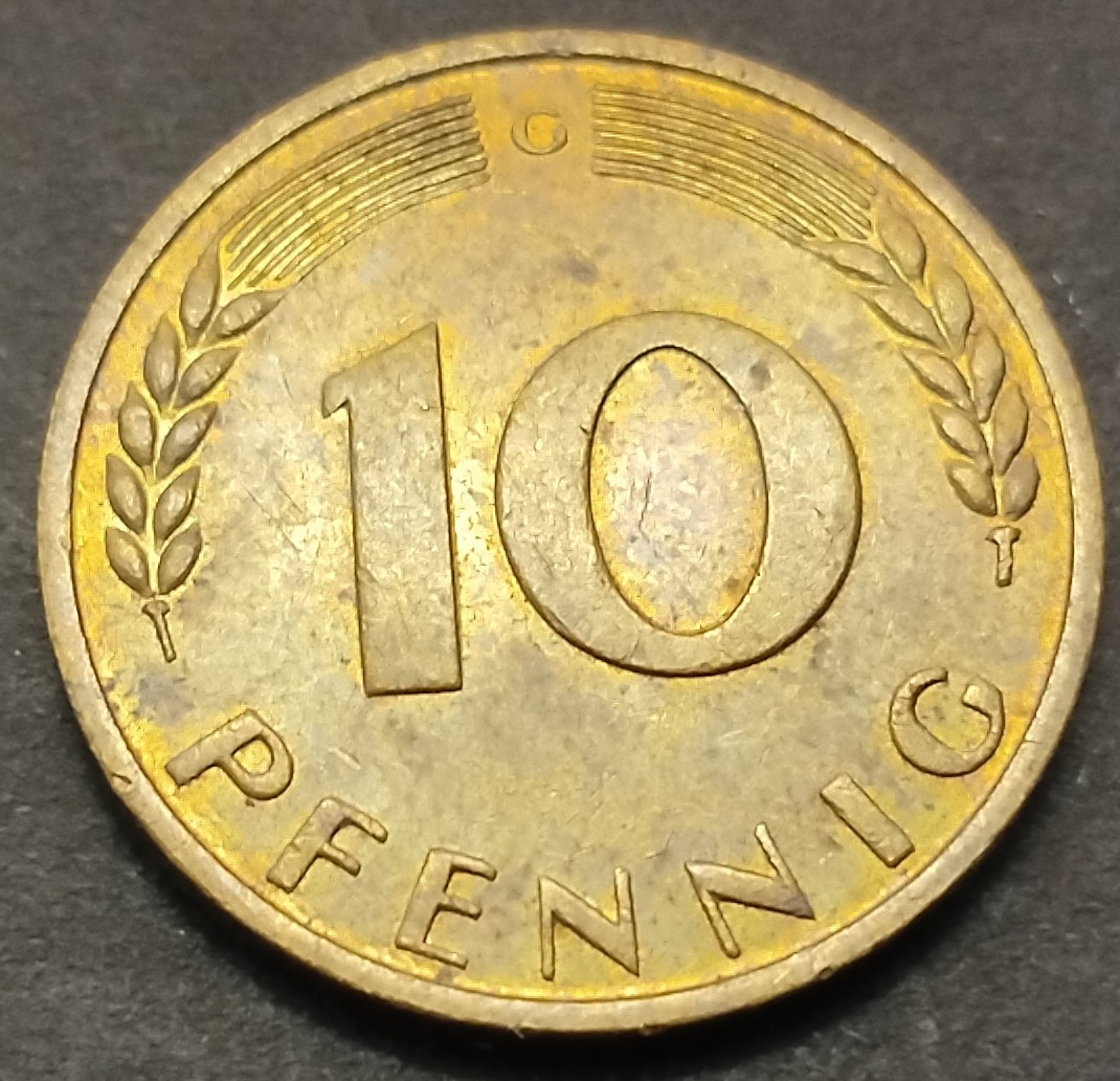 初雪钱币专场第八期（接受代拍服务） 1966年德国10芳妮