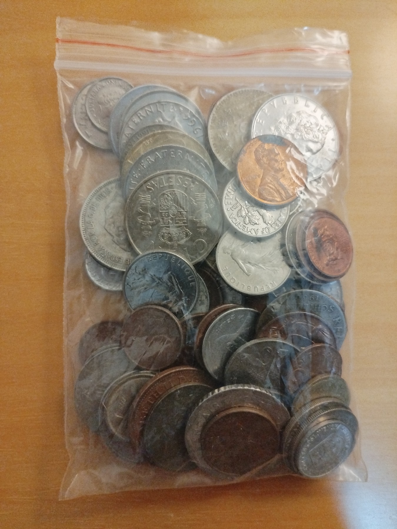 初雪钱币专场第八期（接受代拍服务） 半斤硬币一袋