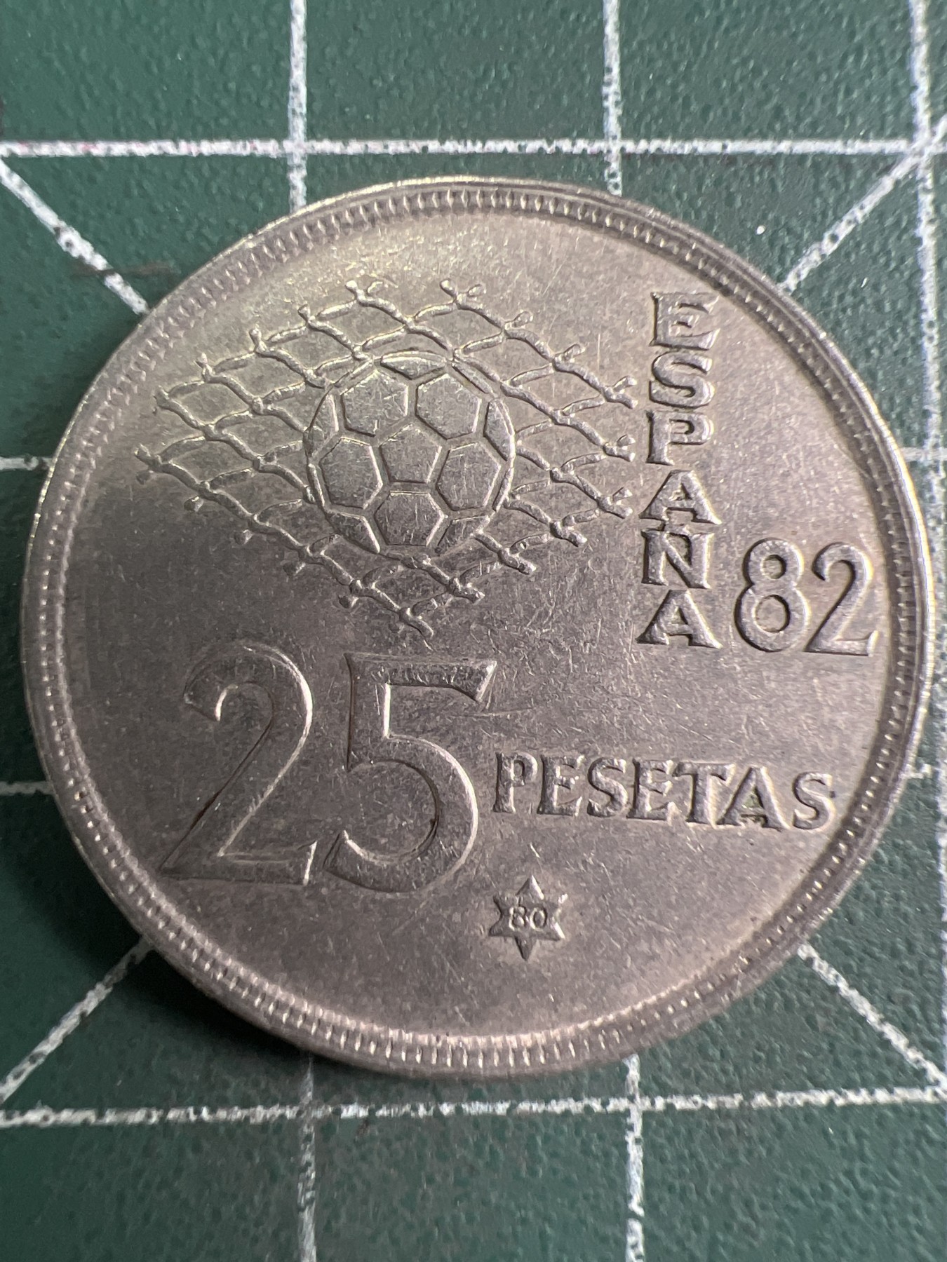 第411期 硬币专场 （无押金，捡漏，全场20包邮，偏远地区除外，接收代拍业务） 西班牙25比塞塔纪念币