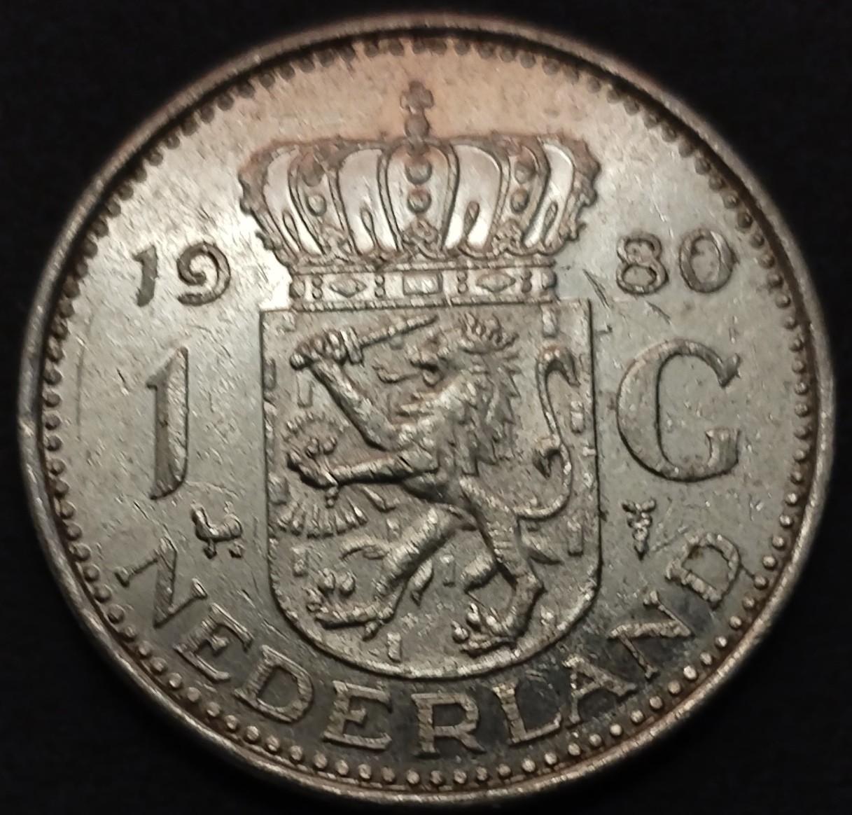 初雪钱币专场第八期（接受代拍服务） 1980年荷兰1盾