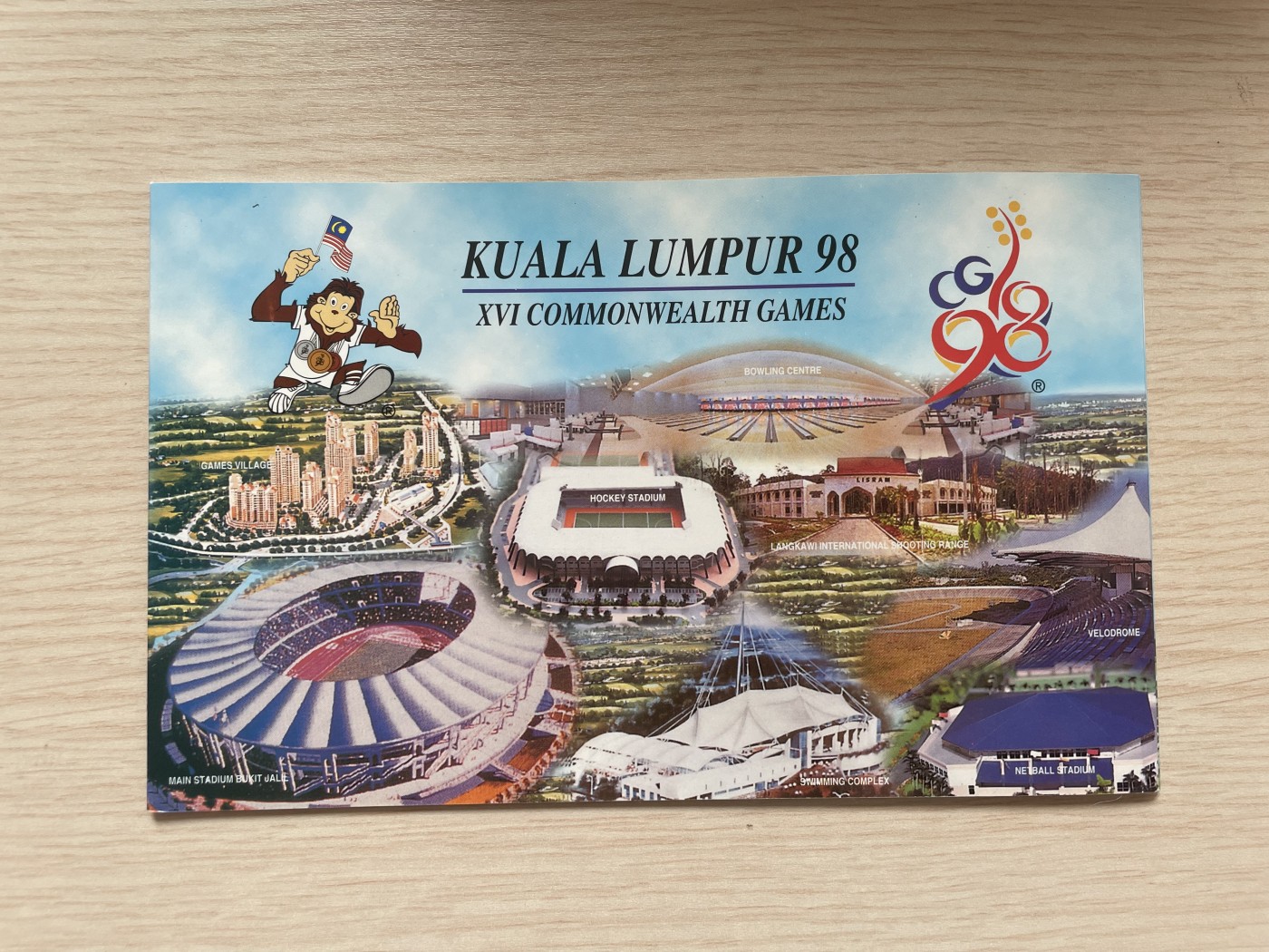 乐淘淘纸币精选 第19期  【KL/98 405070】马来西亚1998年纸币 50林吉特 英联邦运动会纪念钞 原装册