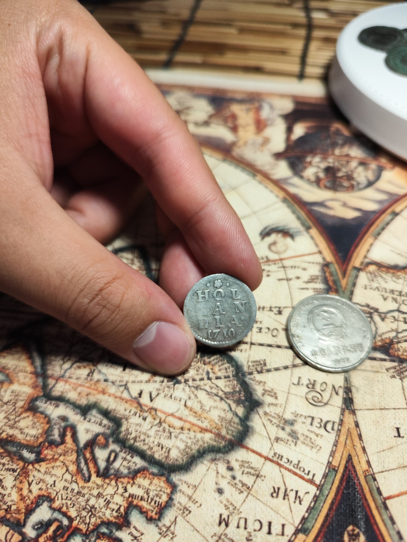 【大巴扎】第12回：欧洲金银币，美洲银币，美国银币，丝路钱币（全场包邮） 荷兰1710年2S狮子小银币，10年代，跨越百年、荷兰最经典的一款钱币。最强盛时期、除本土外、也直接流通使用于各荷属殖民地