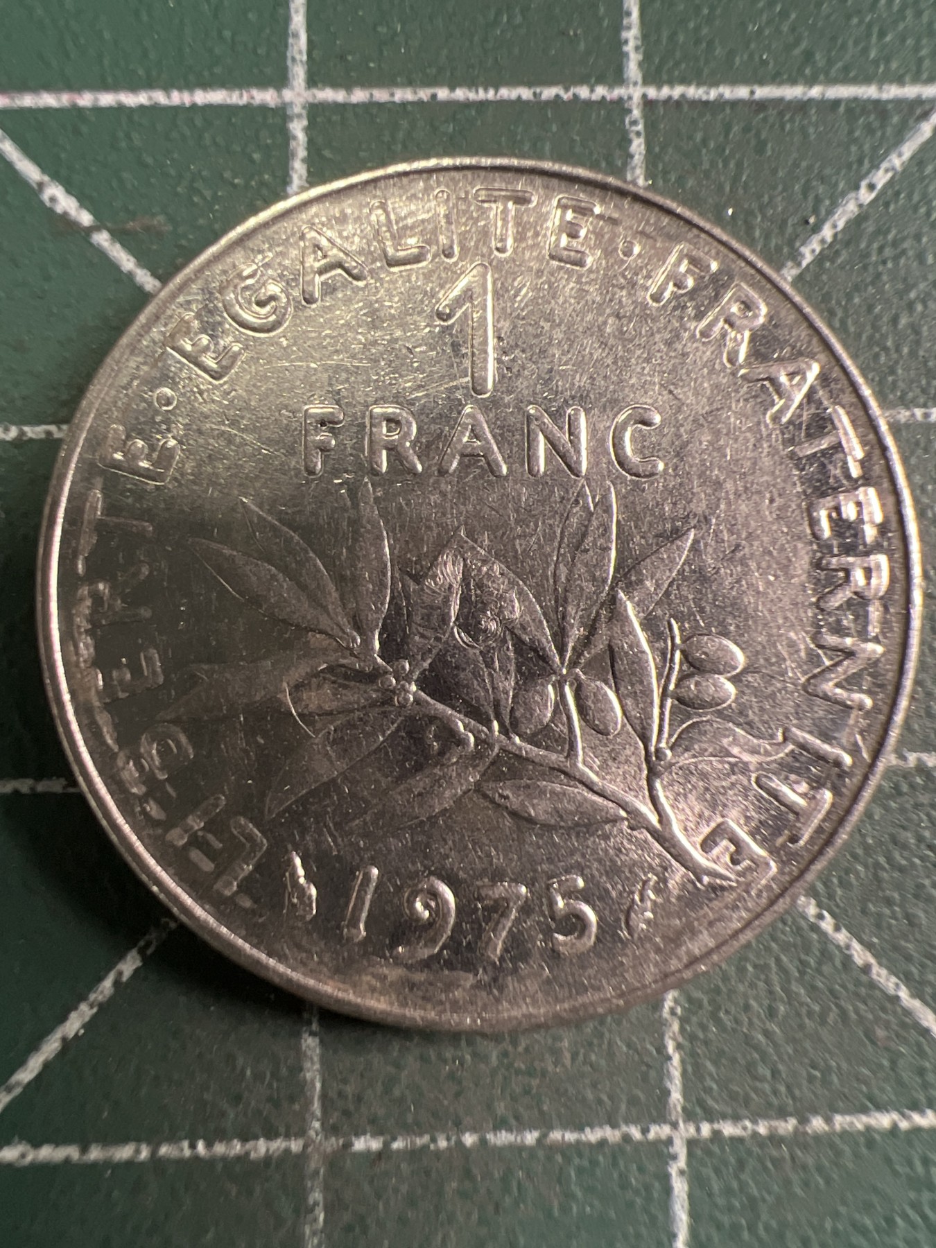 第411期 硬币专场 （无押金，捡漏，全场20包邮，偏远地区除外，接收代拍业务） 法国1法郎