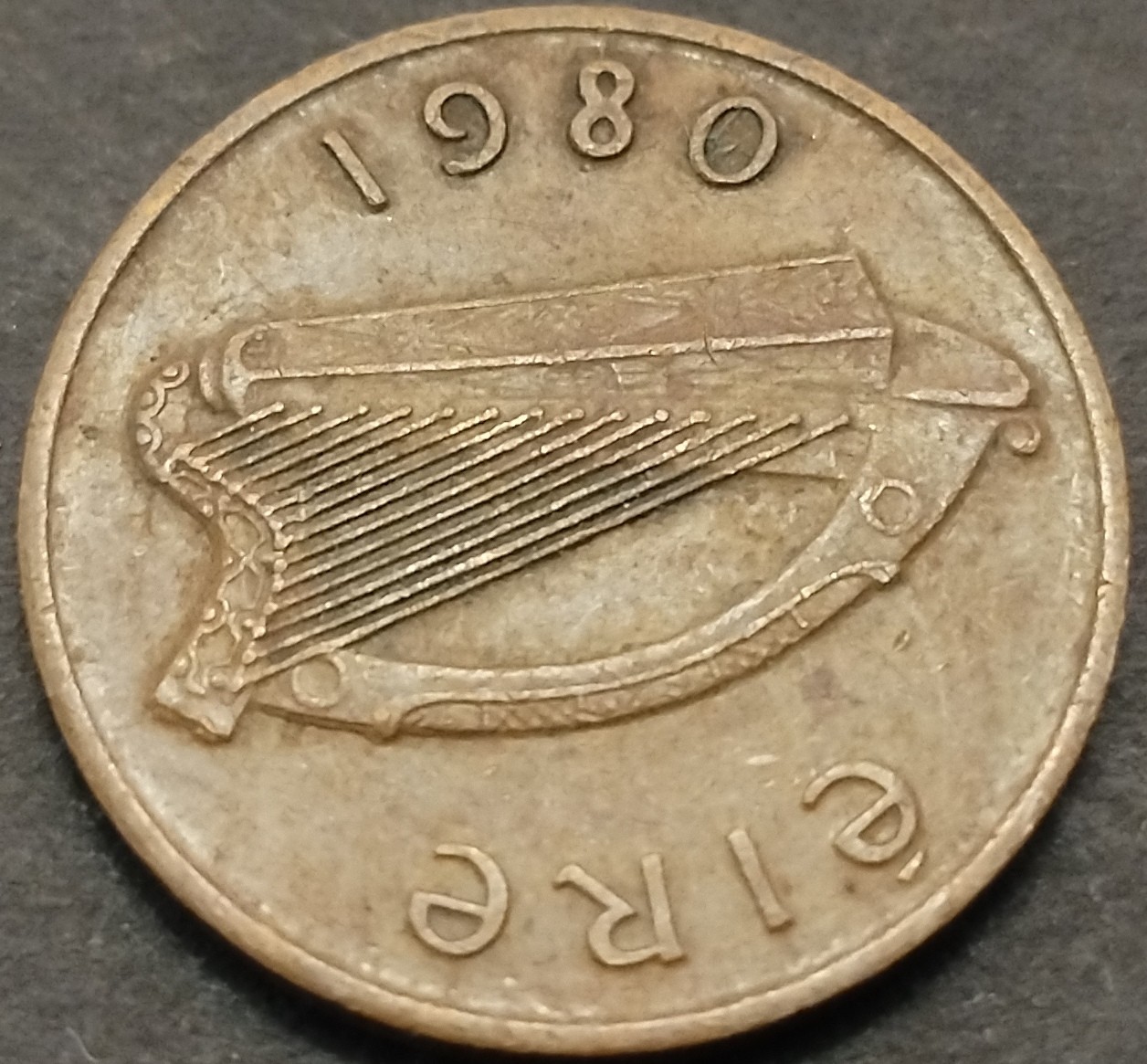 初雪钱币专场第八期（接受代拍服务） 1980年爱尔兰一便士