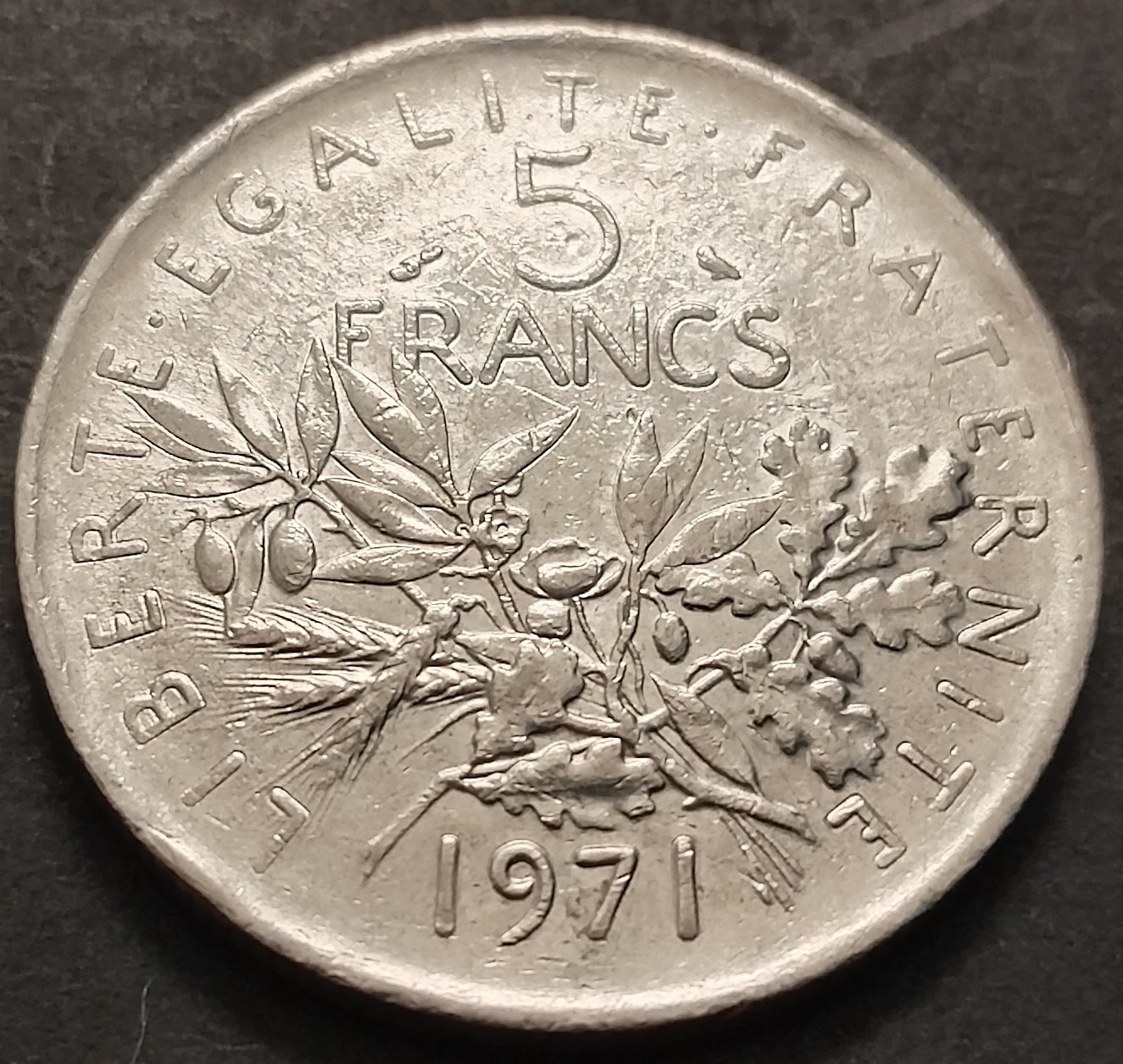 初雪钱币专场第八期（接受代拍服务） 1971年法国5法郎