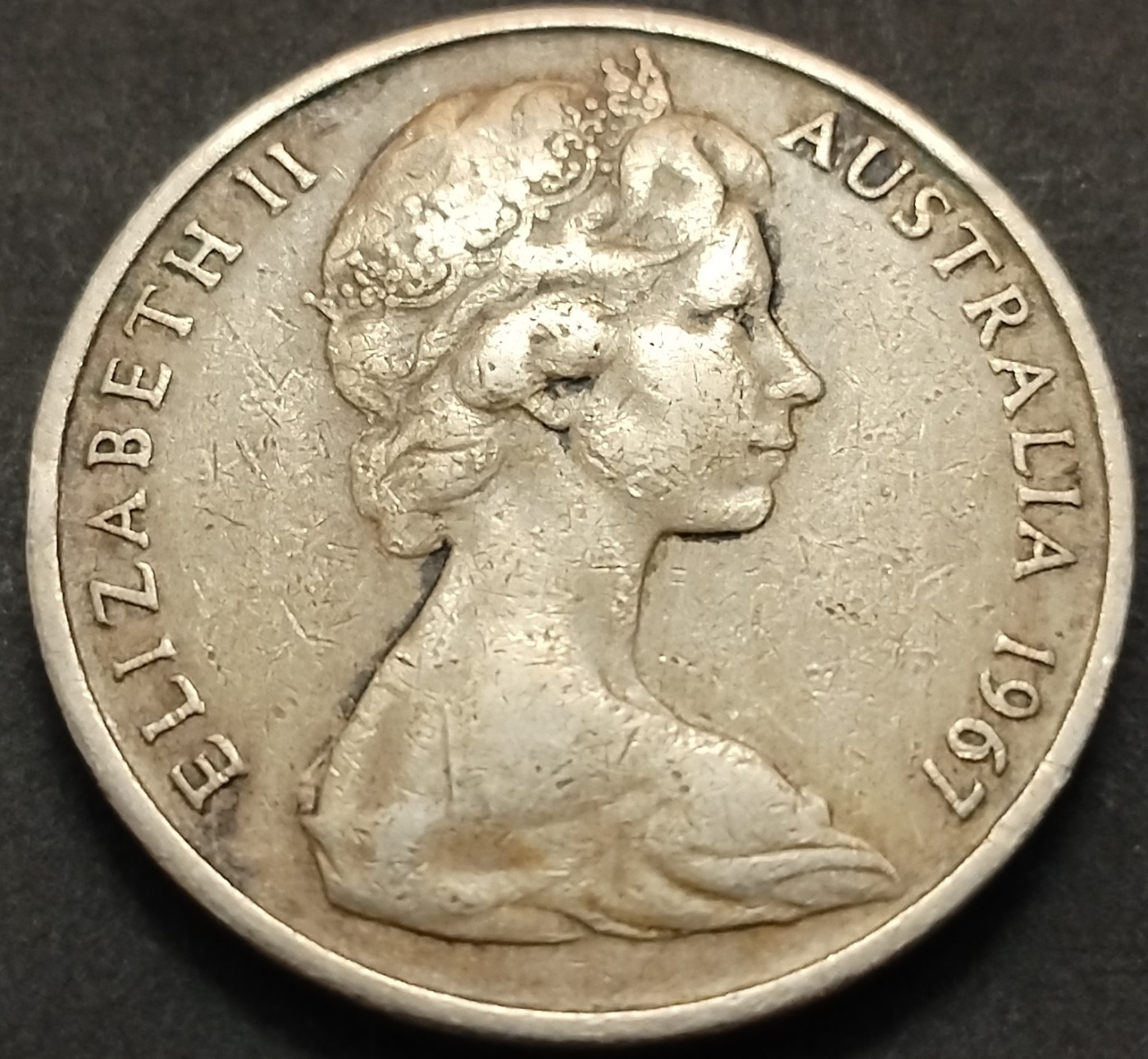 初雪钱币专场第八期（接受代拍服务） 1967年澳大利亚20分