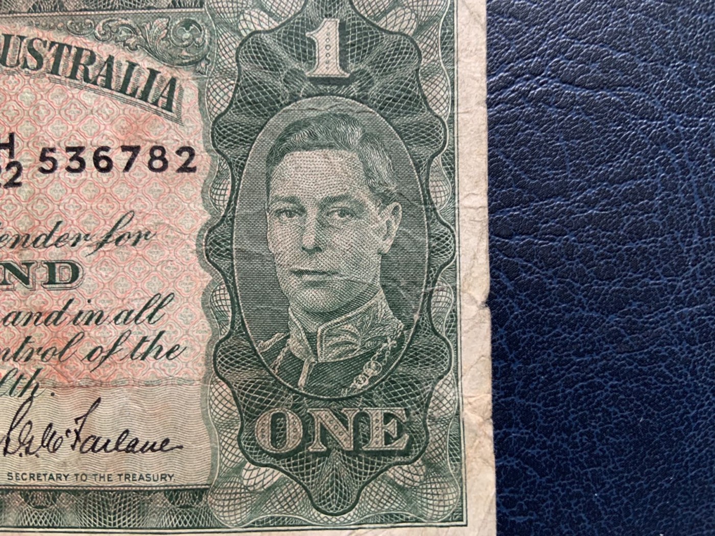 收藏联盟Quantum Auction 第289期拍卖  澳大利亚年1镑 品相如图 乔治六世国王