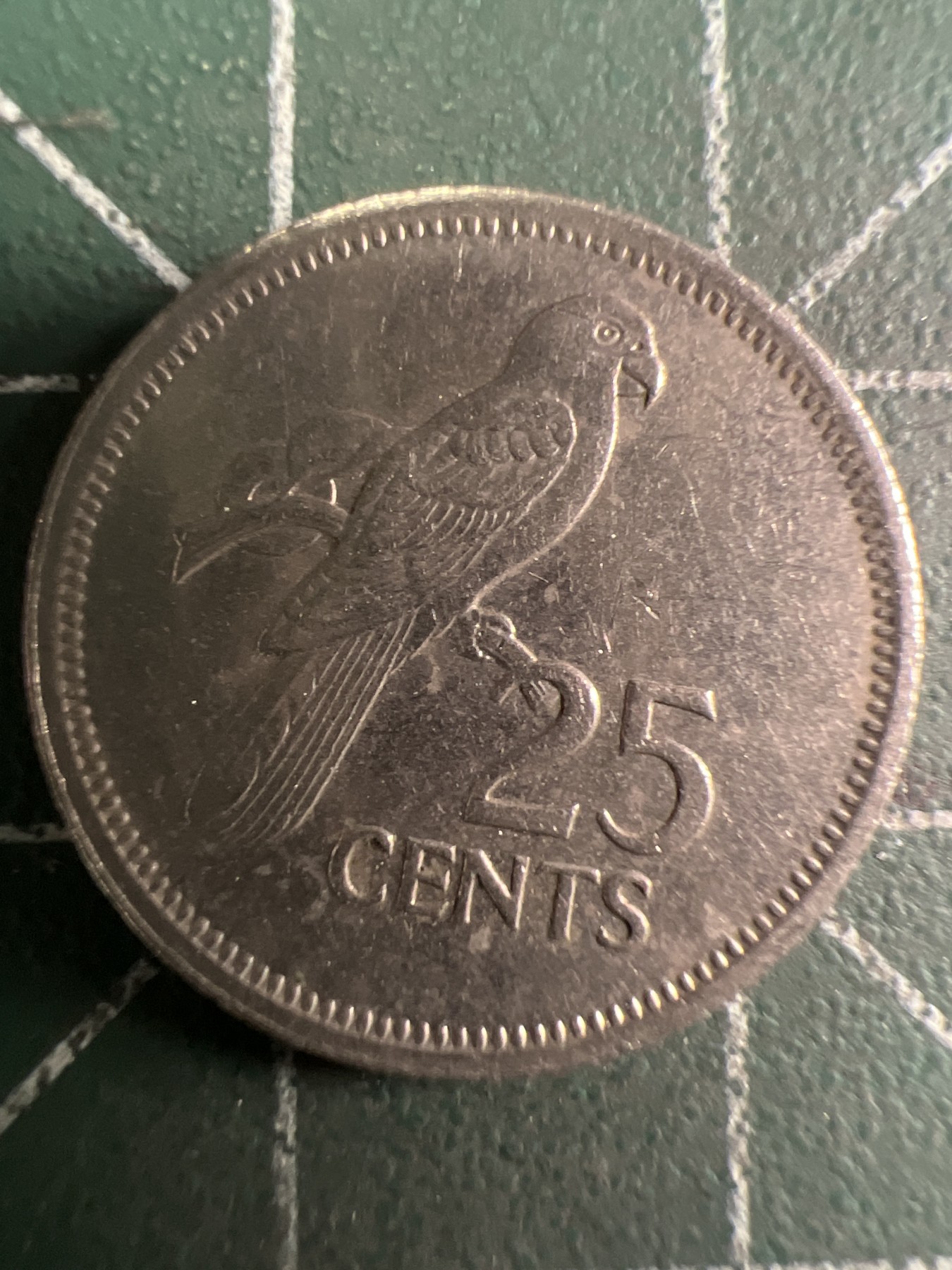 第411期 硬币专场 （无押金，捡漏，全场20包邮，偏远地区除外，接收代拍业务） 塞舌尔25分