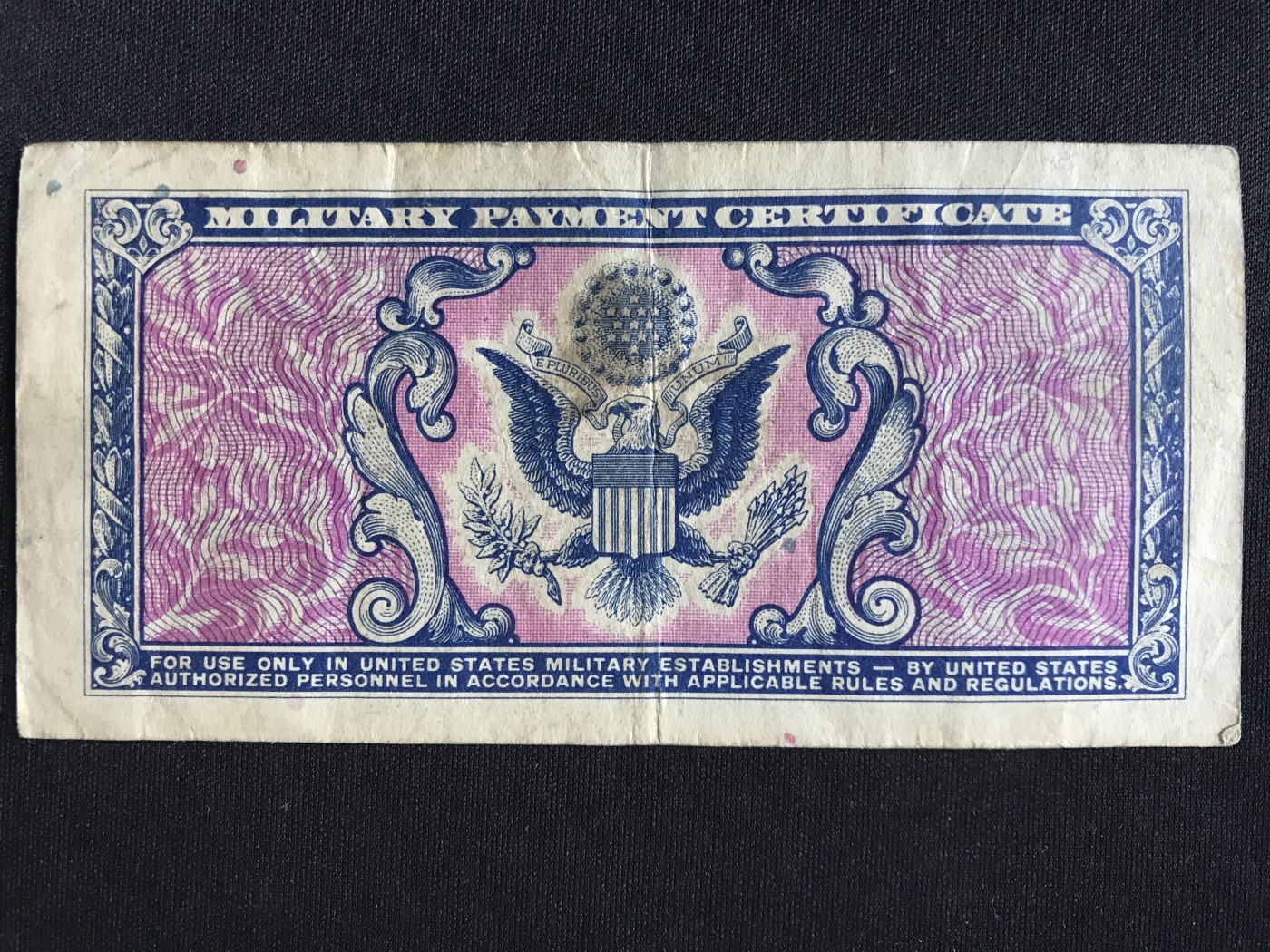 第409期 纸币专场 （无押金，捡漏，全场20包邮，偏远地区除外，接收代拍业务） 美军军票5美分