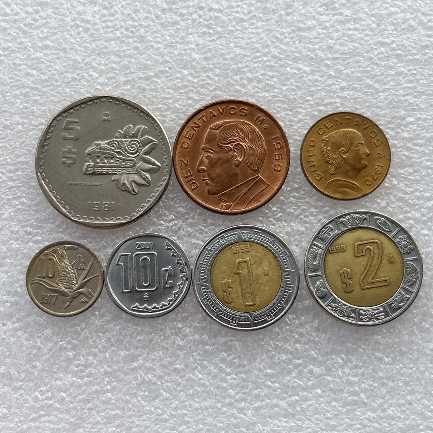 全场一元起拍 世界钱币散币场 第23期 墨西哥