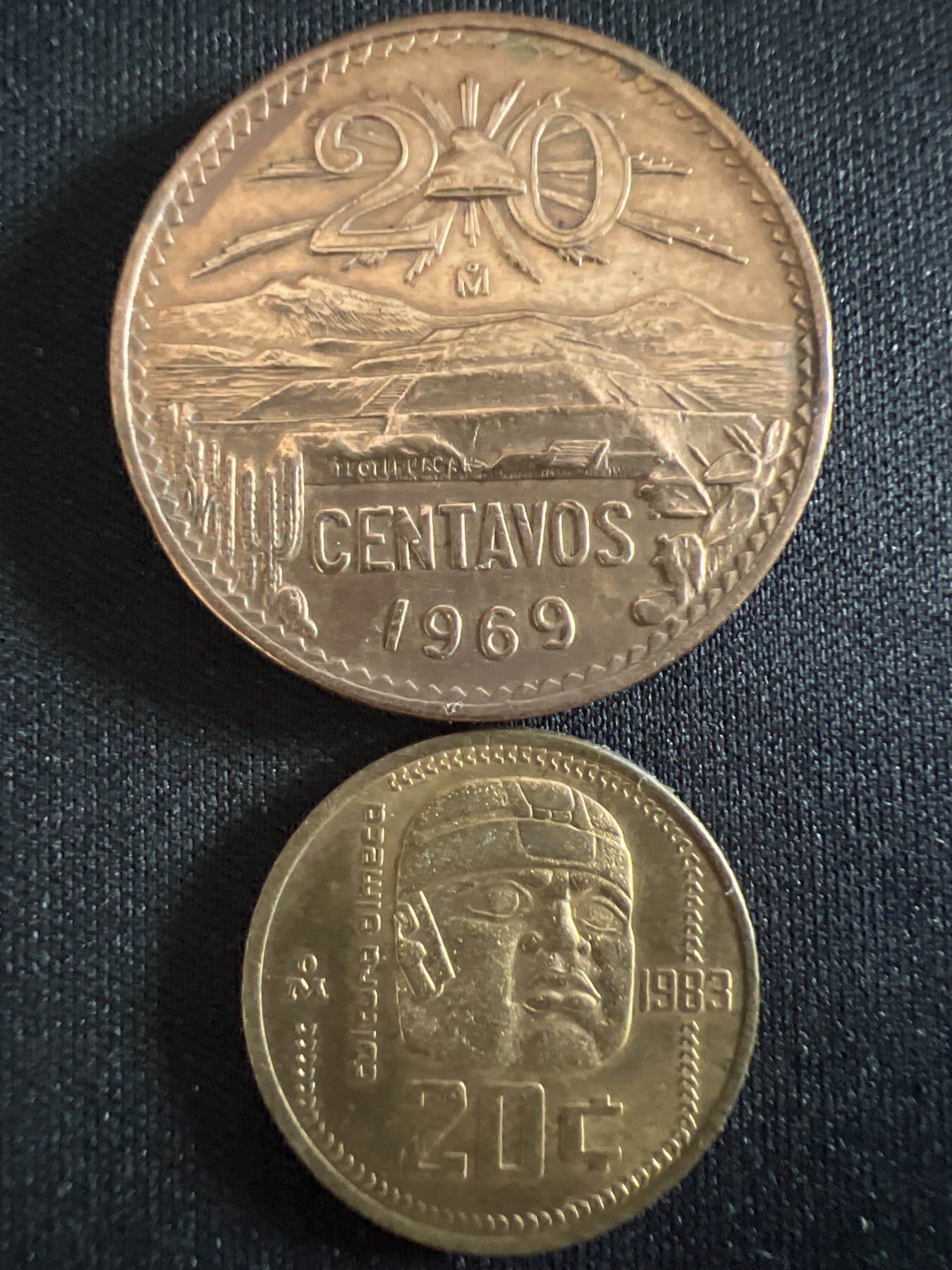 第407期 硬币专场 （无押金，捡漏，全场20包邮，偏远地区除外，接收代拍业务） 墨西哥2枚