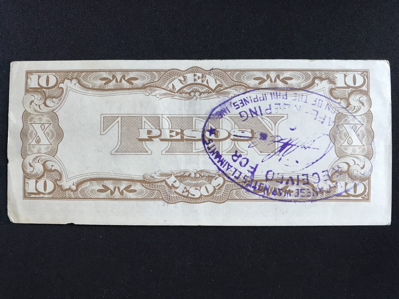 第409期 纸币专场 （无押金，捡漏，全场20包邮，偏远地区除外，接收代拍业务） 日本军票10比索