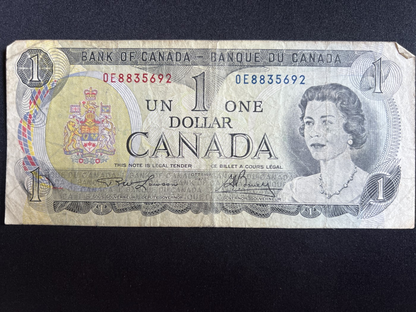 第408期 纸币专场 （无押金，捡漏，全场20包邮，偏远地区除外，接收代拍业务） 加拿大一元