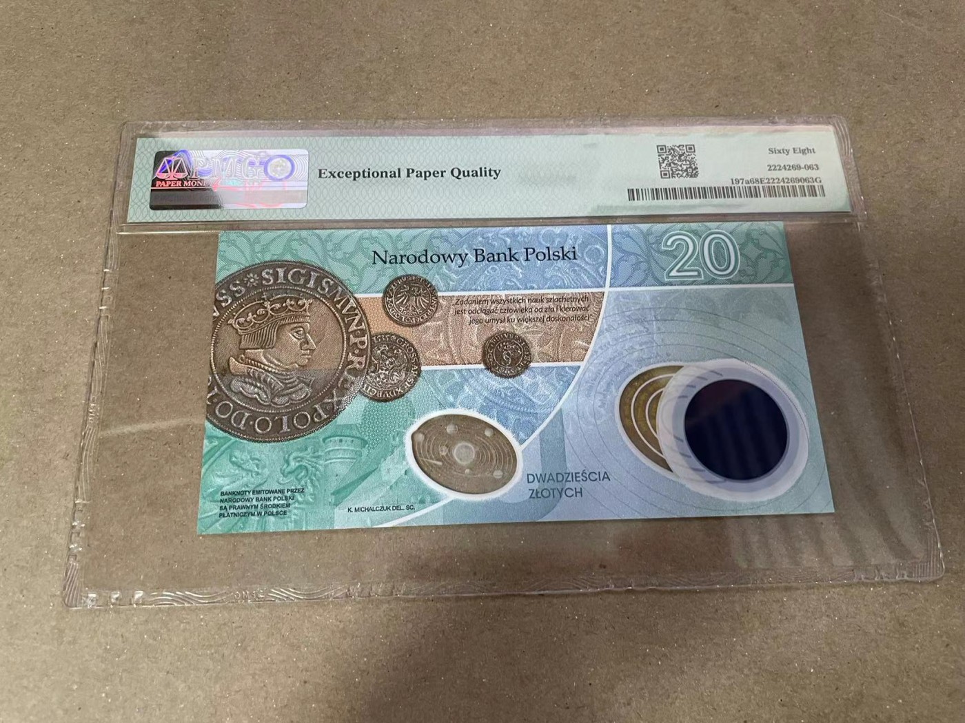 【Blue Auction】✨世界纸币精拍第371期【精】 【无47】波兰 2022年20兹罗提 PMG65EPQ 哥白尼纪念钞 