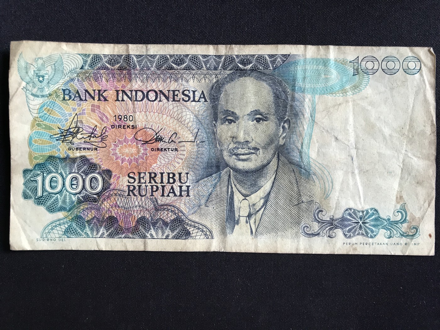 第409期 纸币专场 （无押金，捡漏，全场20包邮，偏远地区除外，接收代拍业务） 印度尼西亚1000卢比