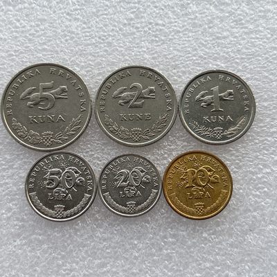 全场一元起拍 世界钱币散币场 第23期 - 克罗地亚