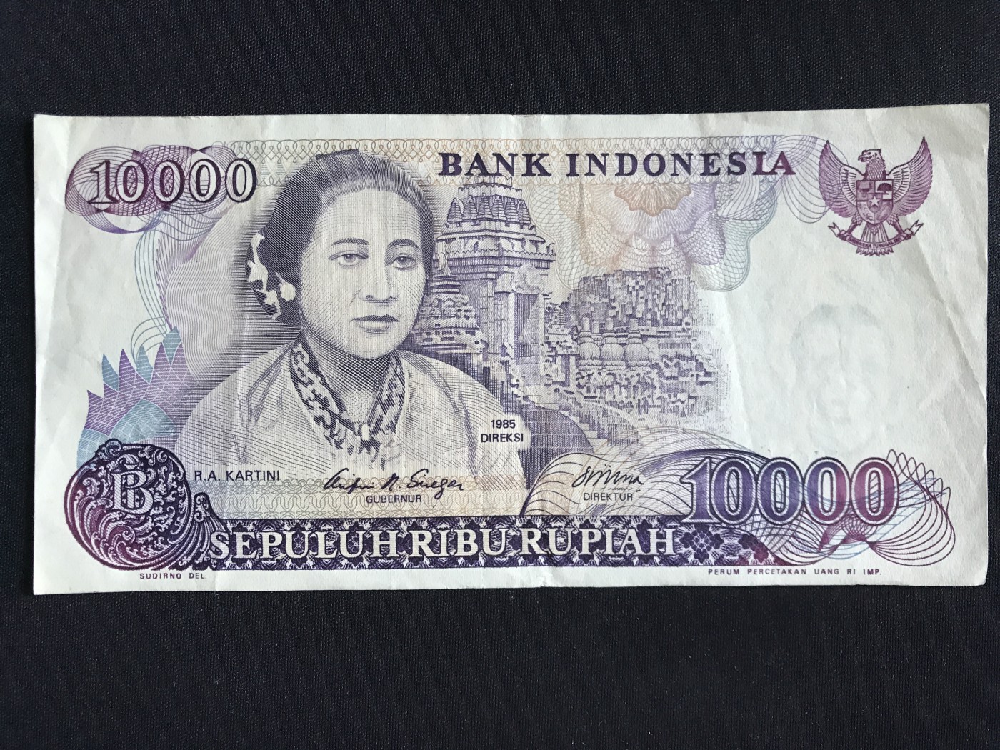 第409期 纸币专场 （无押金，捡漏，全场20包邮，偏远地区除外，接收代拍业务） 印尼10000卢比