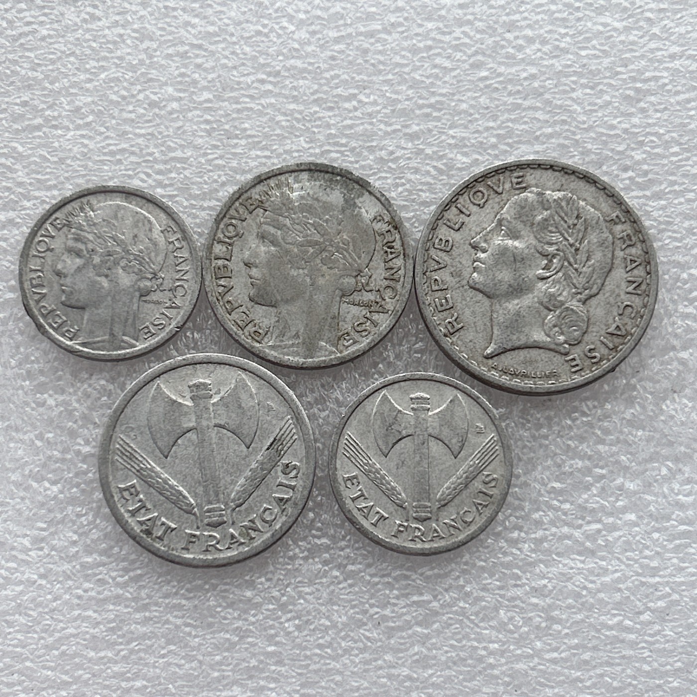 全场一元起拍 世界钱币散币场 第23期 法国 铝币