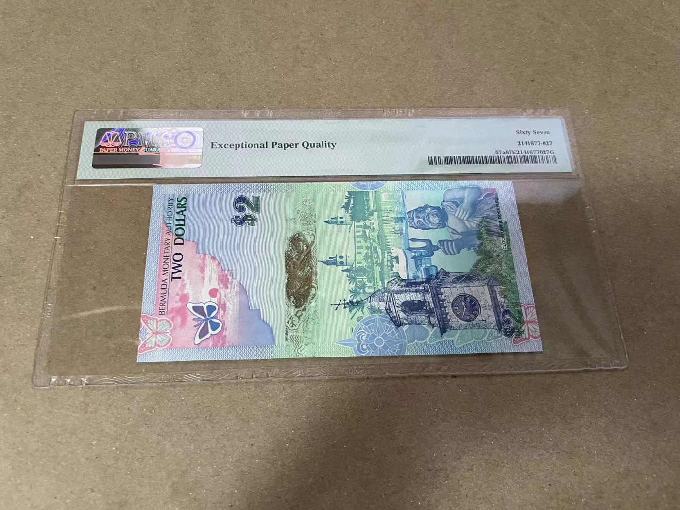 【Blue Auction】✨世界纸币精拍第371期【精】 【无47 获奖钞 洋葱冠】百慕大 2009年2元 PMG67EPQ 