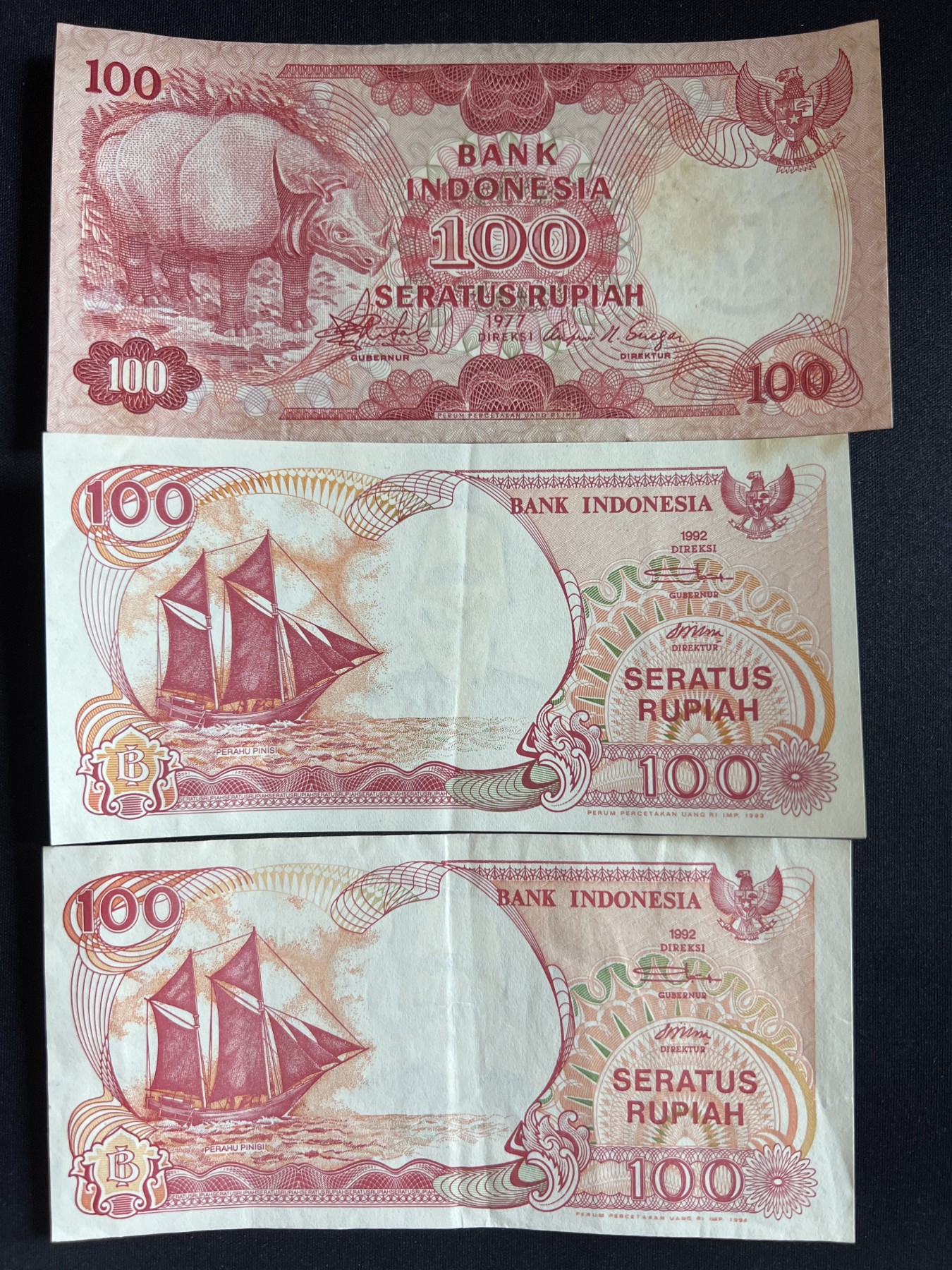 第408期 纸币专场 （无押金，捡漏，全场20包邮，偏远地区除外，接收代拍业务） 印度尼西亚100卢比