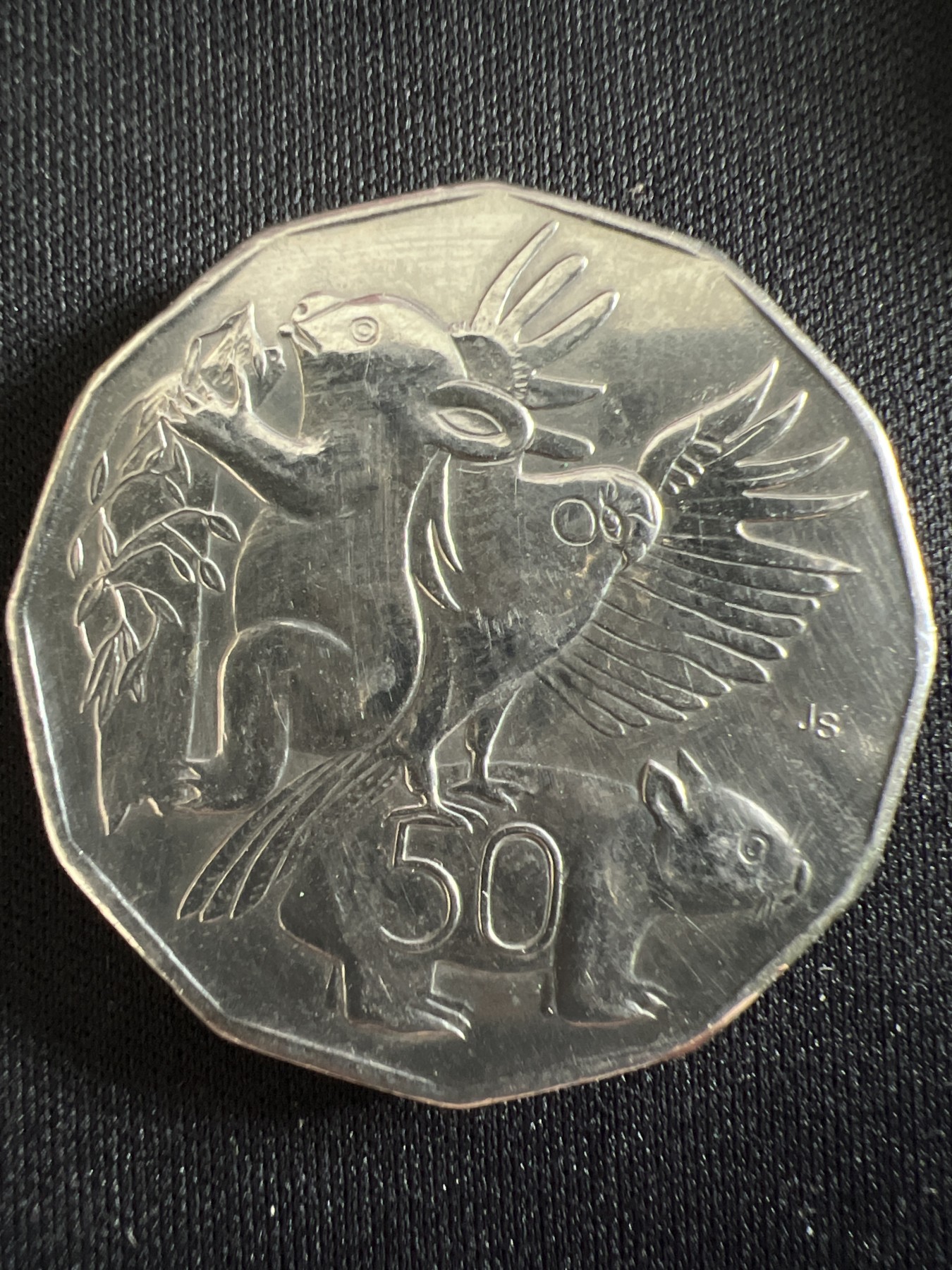 第407期 硬币专场 （无押金，捡漏，全场20包邮，偏远地区除外，接收代拍业务） 澳大利亚50分纪念币