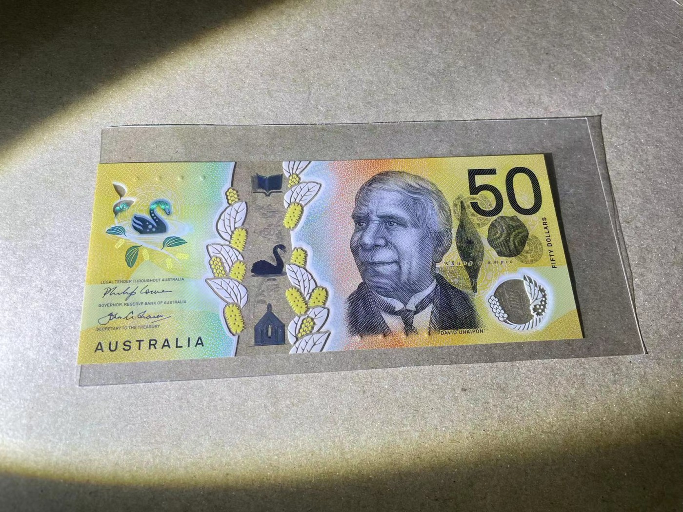 【Blue Auction】✨世界纸币精拍第371期【精】 【AA冠无47 豹子号】澳大利亚 塑料钞50元 全新UNC